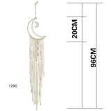 HULIANFU Macrame Wall Hanging Boho Tapestry Angels Wing Woven Bohemian Wall Decor Home Decoration For Apartment Bedroom Living Room