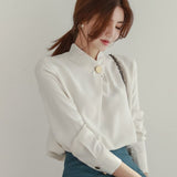 Womens Tops And Blouses Long Sleeve Chiffon Blouse Shirt Fashion hulianfu  Women Blouse Office Shirt Women Tops Blusas Clothes