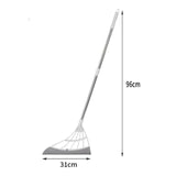 HULIANFU Multifunction Magic Broom Sweeper Easily Dry The Floor and Remove Dirt Hangable Handle Design Dual-purpose Folding Assembly