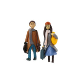 HULIANFU Mini Couple Figures Grandma Grandpa Sweety Lovers Couple Ornament For Fairy Garden Figurines Miniature Home Decoration