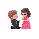 HULIANFU Mini Couple Figures Grandma Grandpa Sweety Lovers Couple Ornament For Fairy Garden Figurines Miniature Home Decoration