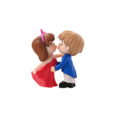 HULIANFU Mini Couple Figures Grandma Grandpa Sweety Lovers Couple Ornament For Fairy Garden Figurines Miniature Home Decoration