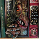 HULIANFU Unique Funny Bookmarks for Adult Thriller Devil  Hand Bookmarks Halloween Gift