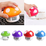 HULIANFU Mini Vacuum Cleaner 6 Colors Cute Mini Mushroom Corner Desk Table Dust Vacuum Cleaner For Car Home Computer Sweeper