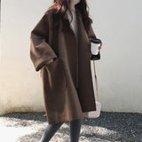 Hulianfu Overcoat Women Autumn And Winter New Woolen Coat Small