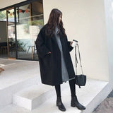 Hulianfu Overcoat Women Autumn And Winter New Woolen Coat Small