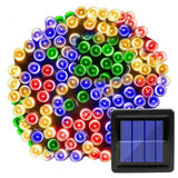 HULIANFU Solar String Fairy Light 200/100 LED Waterproof Outdoor Garland Solar Power Street Lamp Festoon Christmas Party For Garden Decor