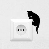 HULIANFU 2023 3D Lovely Pet Self-adhesive Wallpaper Children Living Room Bathroom Toilet Decals Mural Tattoo