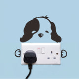 HULIANFU 2023 3D Lovely Pet Self-adhesive Wallpaper Children Living Room Bathroom Toilet Decals Mural Tattoo