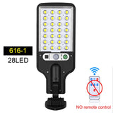 HULIANFU Outdoor Solar Lamp Solar Street Lights With 3 Light Mode Waterproof Motion Sensor Security Lighting for Garden Patio Path Yard