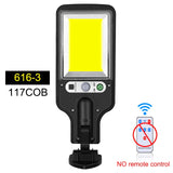 HULIANFU Outdoor Solar Lamp Solar Street Lights With 3 Light Mode Waterproof Motion Sensor Security Lighting for Garden Patio Path Yard