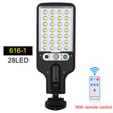 HULIANFU Outdoor Solar Lamp Solar Street Lights With 3 Light Mode Waterproof Motion Sensor Security Lighting for Garden Patio Path Yard