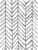 HULIANFU Modern Stripe Peel And Stick Wallpaper Herringbone Black White Vinyl Self Adhesive Contact Paper For Kidroom Bedroom Home Decor