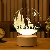 HULIANFU Romantic Love 3D Lamp Heart-shaped Balloon Acrylic LED Night Light Decorative Table Lamp Valentine Day Sweetheart Wife Gift