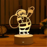 HULIANFU Romantic Love 3D Lamp Heart-shaped Balloon Acrylic LED Night Light Decorative Table Lamp Valentine Day Sweetheart Wife Gift