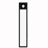 HULIANFU Ultra-thin LED Light Cabinet Lighting PIR Motion Sensor led USB Rechargeable Black Aluminum Kitchen Cabinets Lights Lighting LED