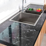 HULIANFU Wokhome Self Adhesive PVC Waterproof Oil-Proof Marble Wallpaper Contact Paper Wall Bathroom Kitchen Furniture Renovation Sticker