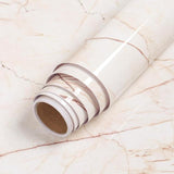 HULIANFU 2023 Wokhome Self Adhesive PVC Waterproof Oil-Proof Marble Wallpaper Contact Paper Wall Bathroom Kitchen Furniture Renovation Sticker