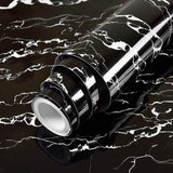 HULIANFU Wokhome Self Adhesive PVC Waterproof Oil-Proof Marble Wallpaper Contact Paper Wall Bathroom Kitchen Furniture Renovation Sticker