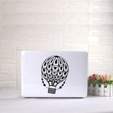 HULIANFU Modern Hot air balloon Laptop sticker Vinyl Decal Stickers For notebook sticker laptop skin decoration