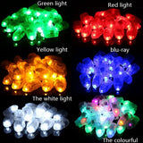 HULIANFU VIP Link 10pcs Glitter Balloon Light Bullet Head Turn Off Lights Bar Dance Wedding Decoration Glitter Led Lights Light