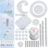 HULIANFU Wind Chimes Handmade Silicone Mold DIY Craft Windchimes Rainbow Maker Window Hanging Suncatcher Resin Mold for Home Decoration