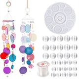 HULIANFU Wind Chimes Resin Silicone Molds Wall Hanging Windchimes Making Tool Resin Casting Molds for DIY Craft Home Decoration