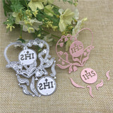 HULIANFU Love wind chimes decoration card dies metal die decoration for scrapbook punching card cutting DIY process edge cutting