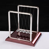 HULIANFU Newton Cradle Balance Steel Balls School Teaching Supplies Physics Science Pendulum Desk Toy Gifts Home Decoration